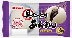 Amazon | ヤマザキ 具たっぷりあんまん 2個入り ごまこしあん ×3個